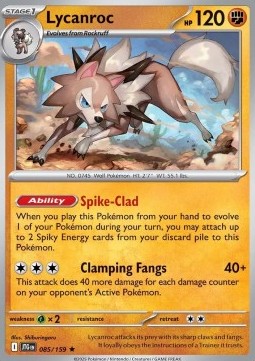 JTG 085/159 Lycanroc Holo