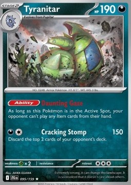 JTG 095/159 Tyranitar Holo