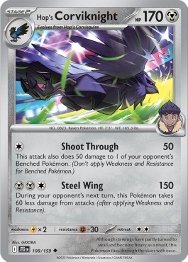 JTG 108/159 Hop's Corviknight