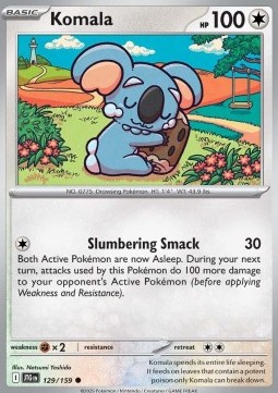 JTG 129/159 Komala Reverse Holo