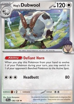 JTG 136/159 Hop's Dubwool Holo