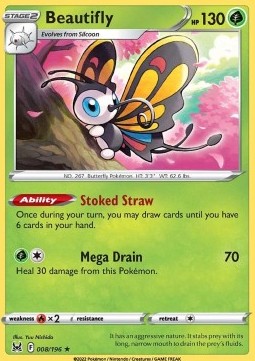 LOR 008/196 Beautifly Reverse Holo