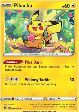 LOR 052/196 Pikachu