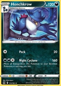 LOR 115/196 Honchkrow