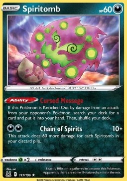 LOR 117/196 Spiritomb