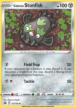 LOR 127/196 Galarian Stunfisk
