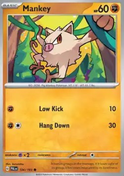 PAL 106/193 Mankey