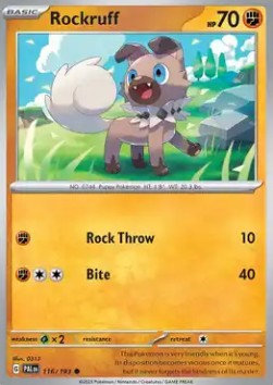 PAL 116/193 Rockruff