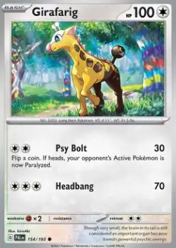 PAL 154/193 Girafarig
