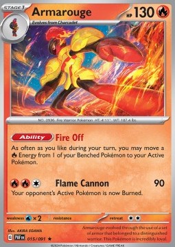 PAF 015/091 Armarouge Holo