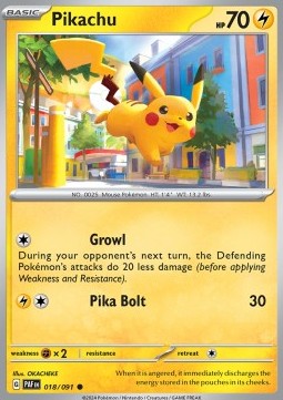 PAF 018/091 Pikachu
