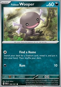 PAF 058/091 Paldean Wooper
