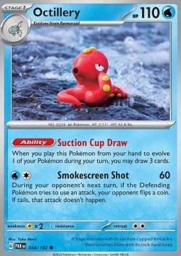 PAR 034/182 Octillery Reverse Holo