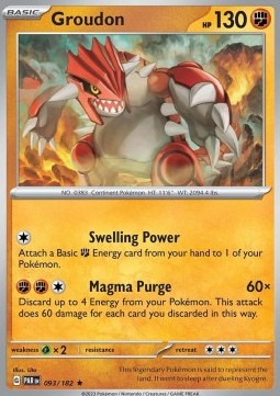 PAR 093/182 Groudon Holo