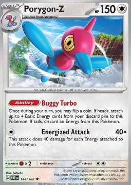 PAR 144/182 Porygon-Z Reverse Holo