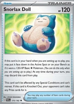 PAR 175/182 Snorlax Doll