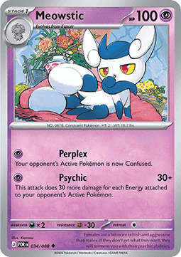 POR 034/088 Meowstic