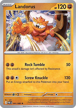 POR 041/088 Landorus Holo