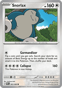 POR 063/088 Snorlax