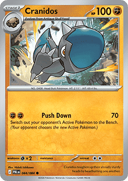 PBL 044/084 Cranidos Reverse Holo