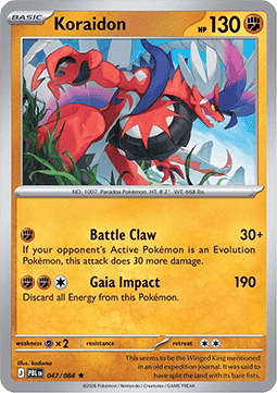 PBL 047/084 Koraidon Holo
