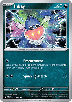 PBL 051/084 Inkay