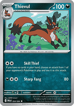 PBL 054/084 Thievul Reverse Holo