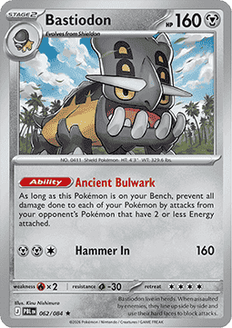 PBL 062/084 Bastiodon Holo