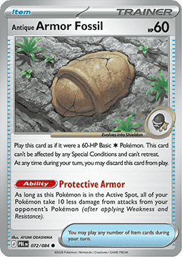 PBL 072/084 Antique Armor Fossil