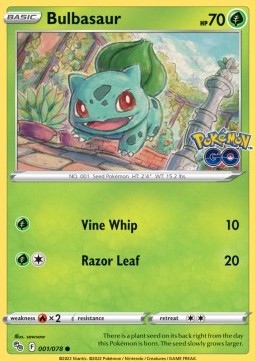 PGO 001/078 Bulbasaur