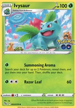 PGO 002/078 Ivysaur