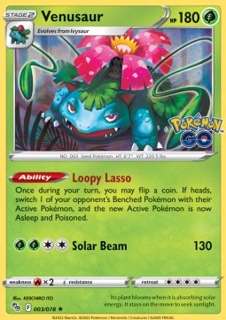 PGO 003/078 Venusaur Holo