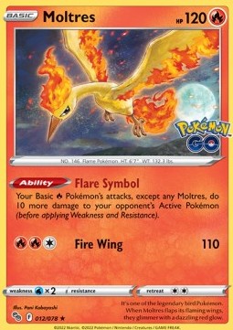 PGO 012/078 Moltres Holo