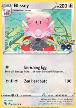 PGO 052/078 Blissey Holo