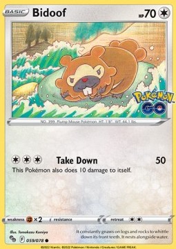 PGO 059/078 Bidoof