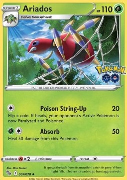 PGO 007/078 Ariados Reverse Holo