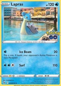 PGO 023/078 Lapras Holo