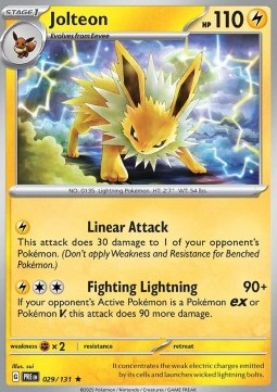 PRE 029/131 Jolteon Holo