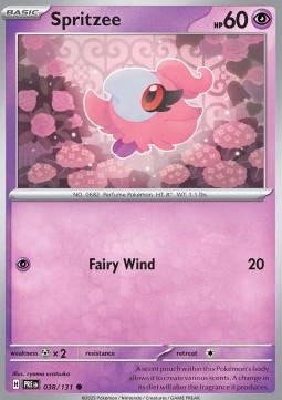 PRE 038/131 Spritzee Reverse Holo