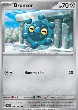 PRE 066/131 Bronzor Reverse Holo