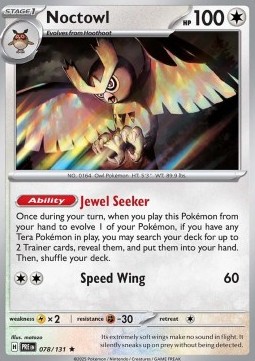 PRE 078/131 Noctowl Holo
