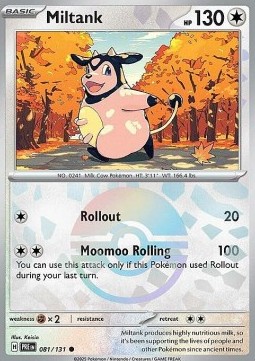 PRE 081/131 Miltank Pokeball Holo