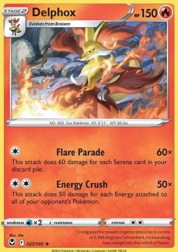 SIT 027/195 Delphox Reverse Holo