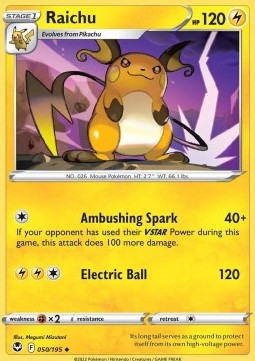 SIT 050/195 Raichu