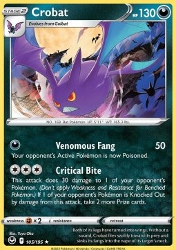 SIT 105/195 Crobat Holo