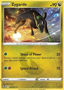 SIT 134/195 Zygarde Reverse Holo