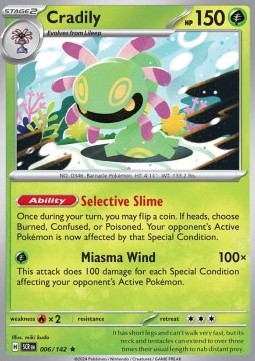 SCR 006/142 Cradily Holo