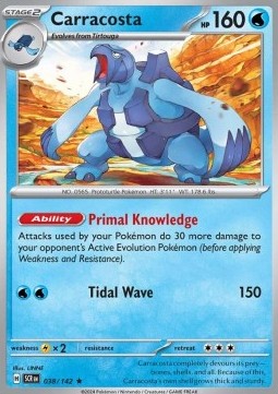 SCR 038/142 Carracosta Holo