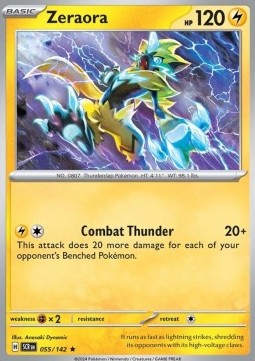 SCR 055/142 Zeraora Holo