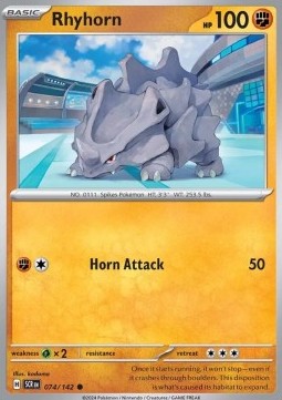 SCR 074/142 Rhyhorn